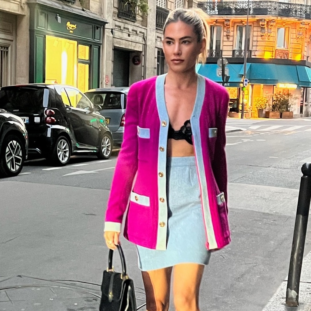 Chanel Tweed Jacket with matching skirt